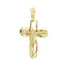Pandantiv cruce Hristos din aur galben 58 Facettes 40838