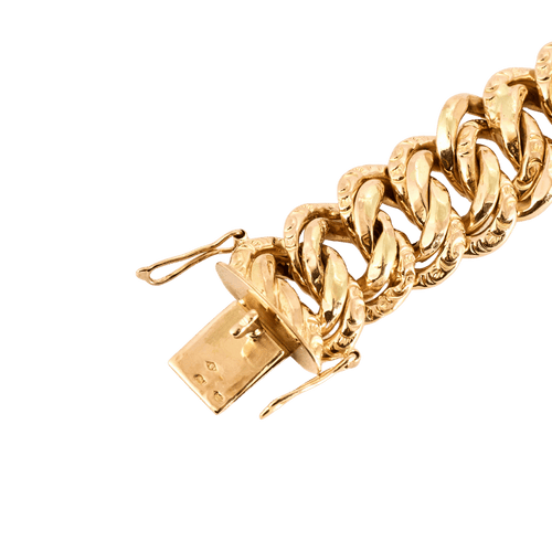 Bracelet Bracelet maille américaine en or jaune 58 Facettes BO/240039 RIV