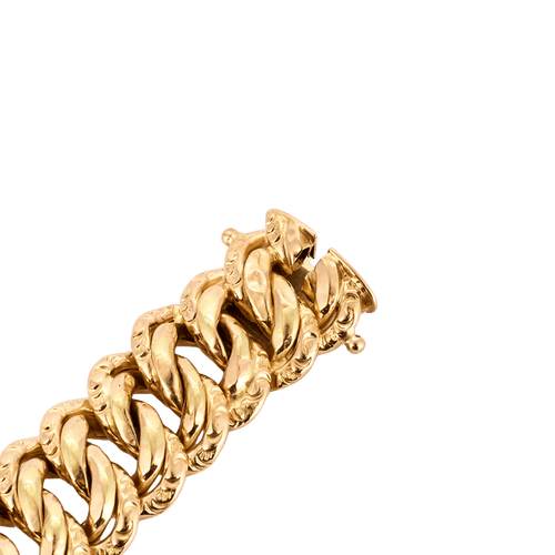 Bracelet Bracelet maille américaine en or jaune 58 Facettes BO/240039 RIV
