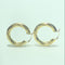 Tvinnade creoler i 18 karat gulguld 58 Facettes 260134
