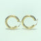 Tvinnade creoler i 18 karat gulguld 58 Facettes 260134