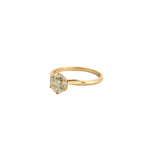 Bague 54 Bague solitaire en or jaune et diamant 58 Facettes BO/240043 NSS