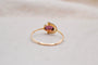 Bague 51 Bague étrier en or jaune 18 carats et améthyste 58 Facettes 3948