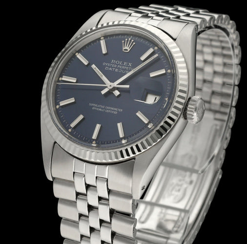 Zegarek Rolex Datejust - Zegarek 1601 ze stali 58 Facettes ROL/DJ1/1397
