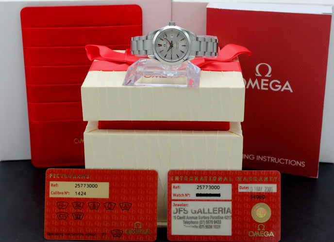 Relógio Omega Seamaster Aqua Terra - Relógio em aço 58 Facettes OMG/SEA/395