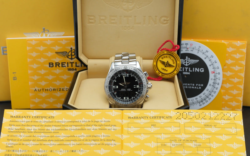 Breitling B-1 horloge - Horloge A78362 in staal 58 Facettes BTL/ASP/003