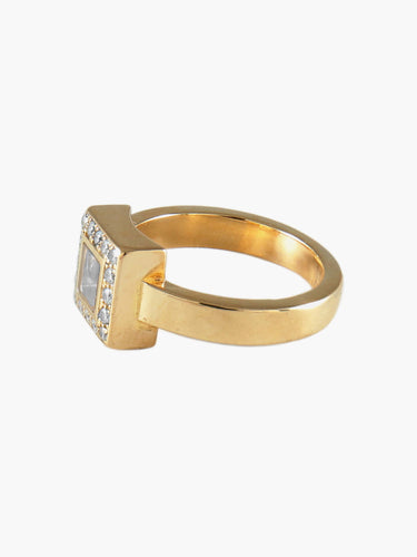Bague 56.5 Chopard - Bague Happy Diamonds en or jaune diamants 58 Facettes BO/220071 RIV