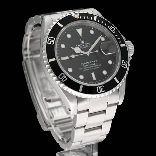 Rolex Submariner Date-klocka - Klocka 16610 i stål 58 Facettes ROL/SUB/052