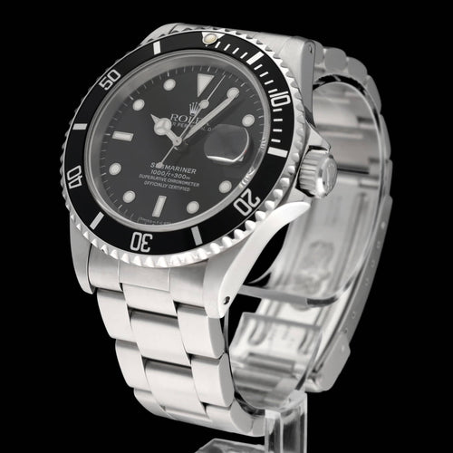 Rolex Submariner Date-klocka - Klocka 16610 i stål 58 Facettes ROL/SUB/052