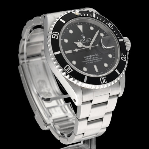 Rolex Submariner Date-klocka - Klocka 16610 i stål 58 Facettes ROL/SUB/052
