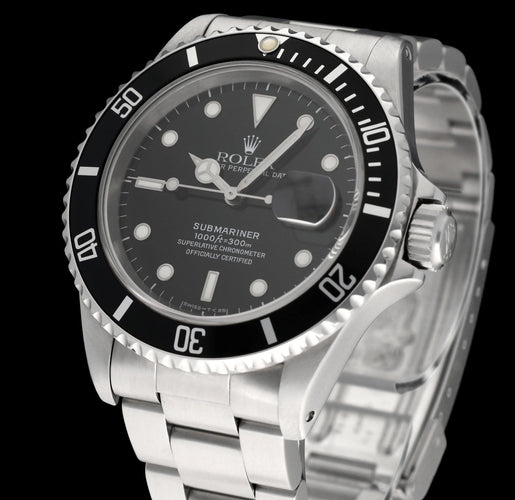 Rolex Submariner Date-klocka - Klocka 16610 i stål 58 Facettes ROL/SUB/052