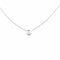 Collier Collier - Pendentif en or blanc diamants 58 Facettes BO/220096
