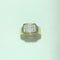 Ring Siegelring aus 18-karätigem Gelbgold und Diamanten 58 Facettes 260143