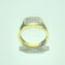 Ring Siegelring aus 18-karätigem Gelbgold und Diamanten 58 Facettes 260143