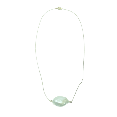 Collar de oro amarillo de 18 quilates y perla barroca 58 Facettes 260138
