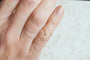 Bague 42 Bague chevron en or rose 18 carats 58 Facettes Ref3946