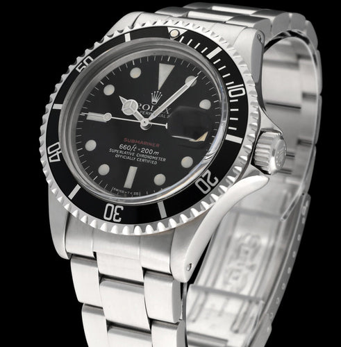 劳力士 Submariner Date 腕表 - 精钢款 1680“红字标记”腕表 58 Facettes