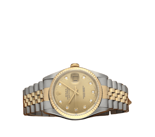 Часовник Rolex Datejust - Часовник 16233G от злато и стомана 58 Facettes ROL/DJ1/1389