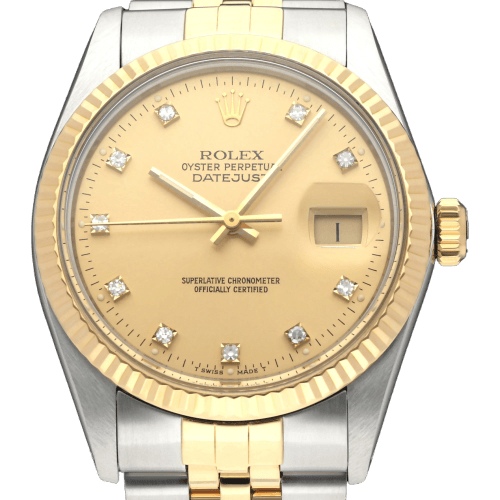 Montre Rolex Datejust - Montre 16013G en or et acier 58 Facettes ROL/DJ1/1396