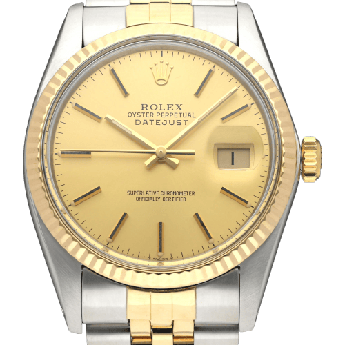 Rolex Datejust-klocka - Klocka 16013 i guld och stål 58 Facettes ROL/DJ1/1400