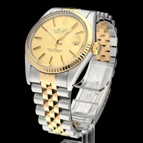 Rolex Datejust-klocka - Klocka 16013 i guld och stål 58 Facettes ROL/DJ1/1400