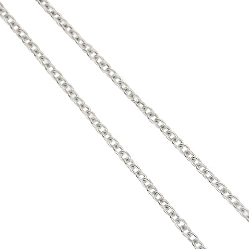 Колиe с централен диамант от бяло злато и диамант 0,18 ct 58 Facettes 39236