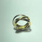 Anello Trinity in oro 18 carati tre ori 58 Facettes 260063