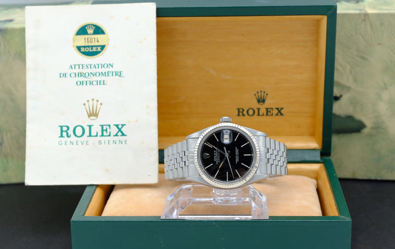 Rolex Datejust-klocka - Klocka 16014 i stål 58 Facettes ROL/DJ1/1391