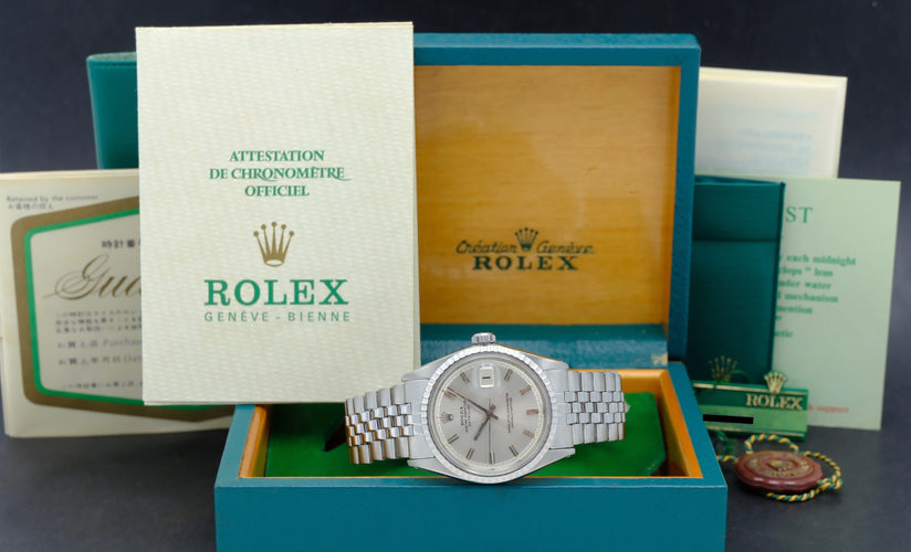 Rolex Datejust-horloge - Horloge 1603 in staal 58 Facettes ROL/DJ1/1390