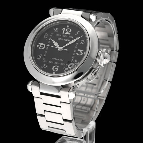 Horloge Cartier Pasha C - Horloge 2324 in staal 58 Facettes CRT/PSA/003