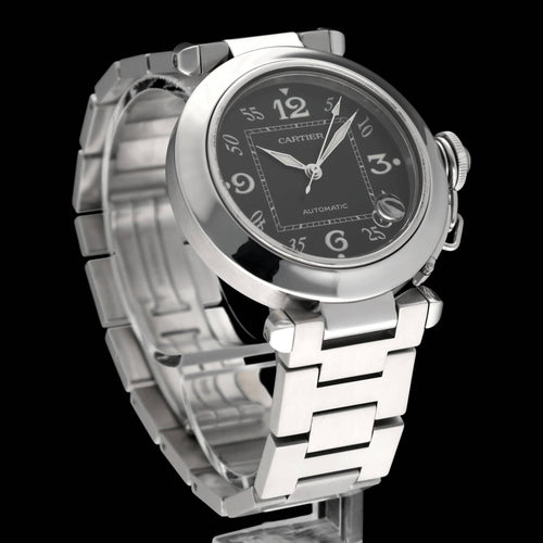 Horloge Cartier Pasha C - Horloge 2324 in staal 58 Facettes CRT/PSA/003