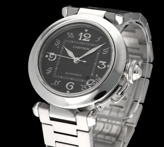 Horloge Cartier Pasha C - Horloge 2324 in staal 58 Facettes CRT/PSA/003