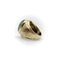 Ring 55 Vintage ring i 14K guld med præhnit-cabochon 58 Facettes A2008D
