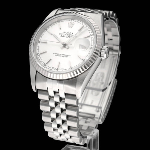 Relógio Rolex Datejust - Relógio 16234 em aço 58 Facettes ROL/DJ1/1383
