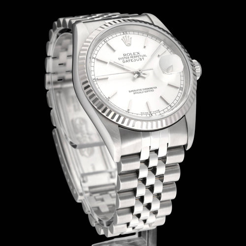 Relógio Rolex Datejust - Relógio 16234 em aço 58 Facettes ROL/DJ1/1383