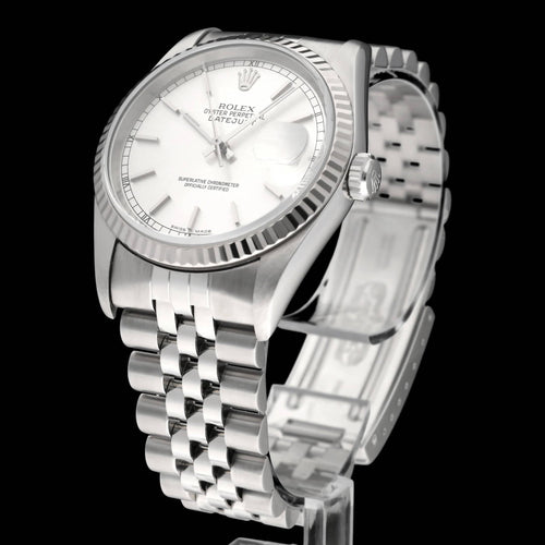 Relógio Rolex Datejust - Relógio 16234 em aço 58 Facettes ROL/DJ1/1383