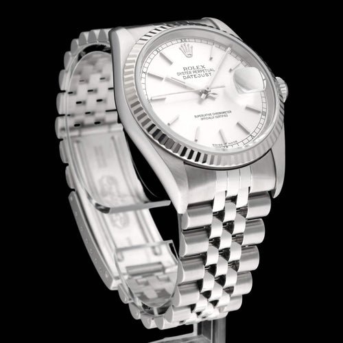 Relógio Rolex Datejust - Relógio 16234 em aço 58 Facettes ROL/DJ1/1383