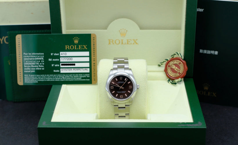 Zegarek Rolex Oyster Perpetual — zegarek 31 mm ze stali 58 Facettes ROL/OOP/222