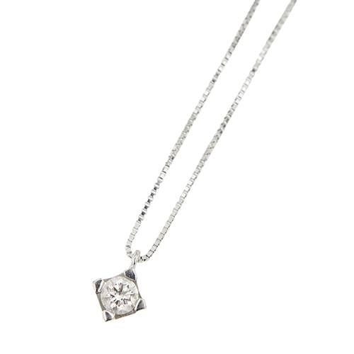 Колиe Колиe с централен диамант от бяло злато и диамант 0,24 ct 58 Facettes 39095