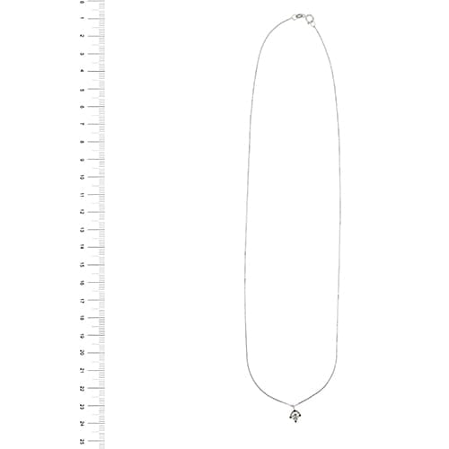 Колиe Колиe с централен диамант от бяло злато и диамант 0,24 ct 58 Facettes 39095