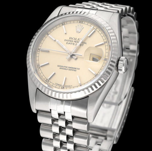 Relógio Rolex Datejust - Relógio 16234 em aço 58 Facettes ROL/DJ1/1371