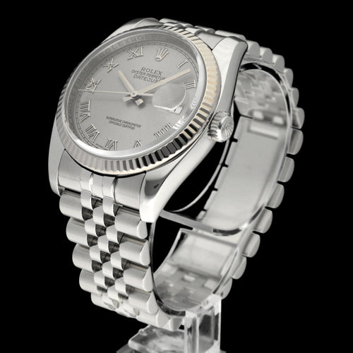 Montre Rolex Datejust - Montre automatique en acier 36 mm 58 Facettes ROL/DJ2/034