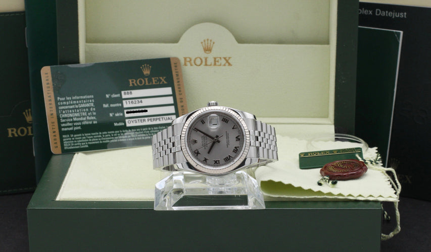 Montre Rolex Datejust - Montre automatique en acier 36 mm 58 Facettes ROL/DJ2/034