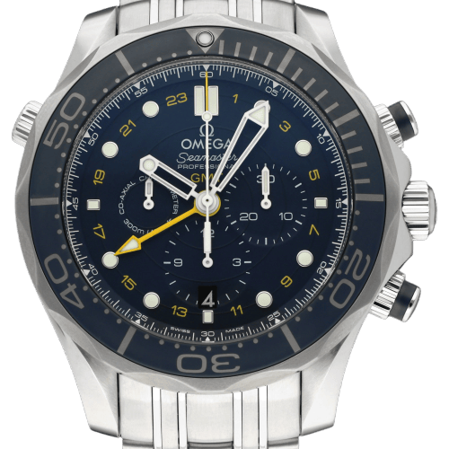 Montre Omega Seamaster Diver 300 M GMT - Montre en acier, 2024 58 Facettes OMG/SEA/386
