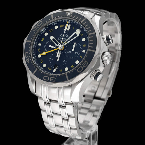 Ceas Omega Seamaster - Ceas Diver 300 M GMT din oțel 58 Facettes OMG/SEA/386