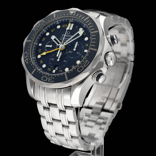 Ceas Omega Seamaster - Ceas Diver 300 M GMT din oțel 58 Facettes OMG/SEA/386