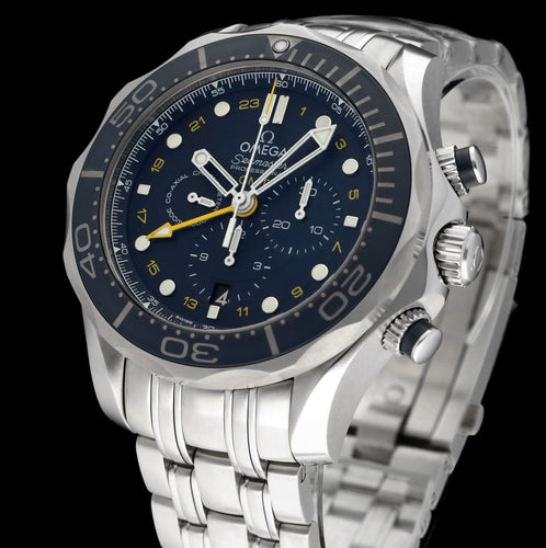 Ceas Omega Seamaster - Ceas Diver 300 M GMT din oțel 58 Facettes OMG/SEA/386