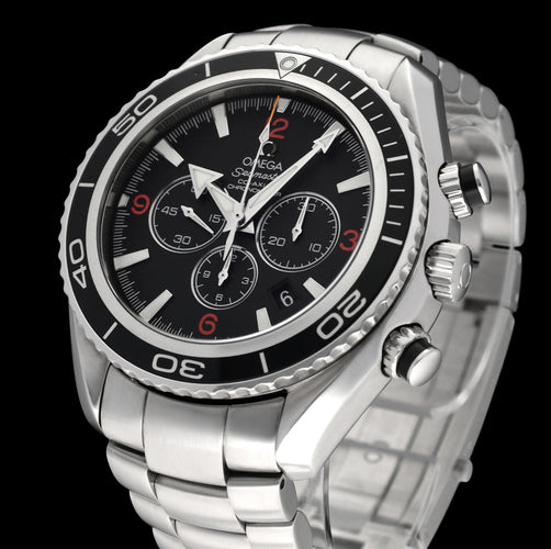 Hodinky Omega Seamaster Planet Ocean - Hodinky 2210.51.00 z oceli 58 Facettes OMG/SEA/352