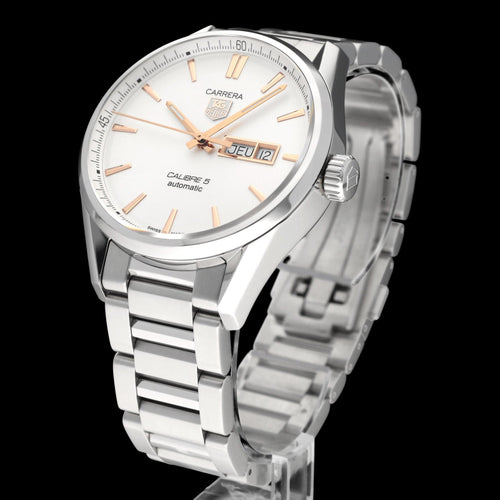 TAG Heuer Carrera-horloge - Horloge WAR201D-1 in staal 58 Facettes TAG/CAR/010