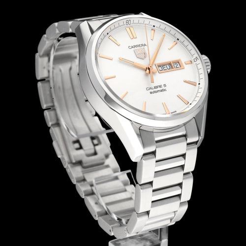 TAG Heuer Carrera-horloge - Horloge WAR201D-1 in staal 58 Facettes TAG/CAR/010